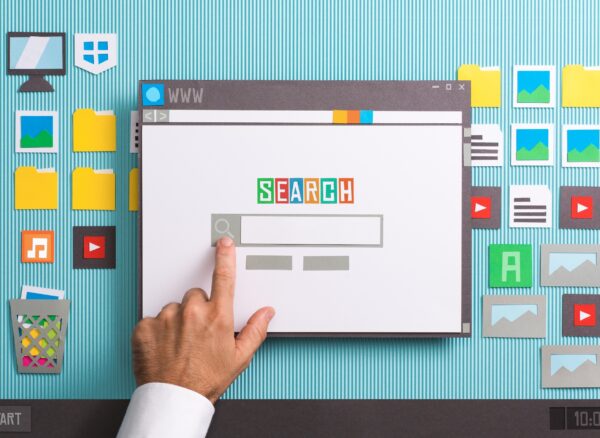 Search engine home page