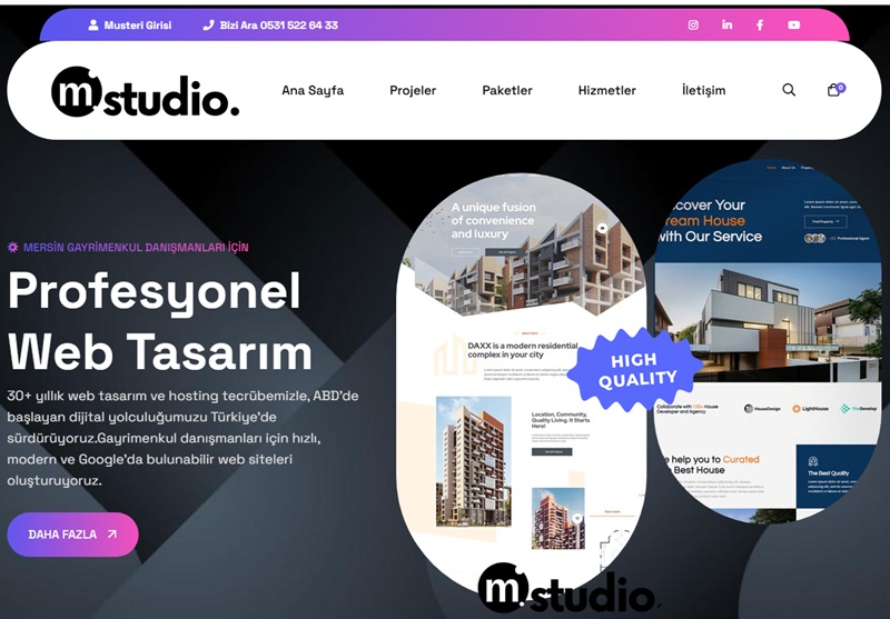 M Studio – Creative Web Design & Brand Experience